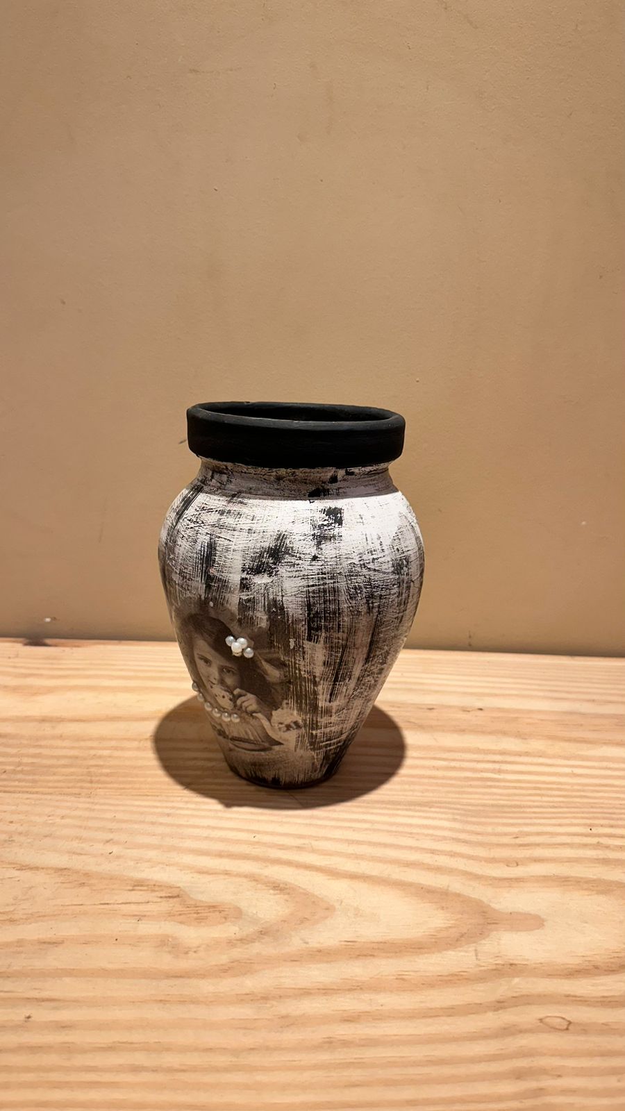 VASO PINTADO CERAMICA