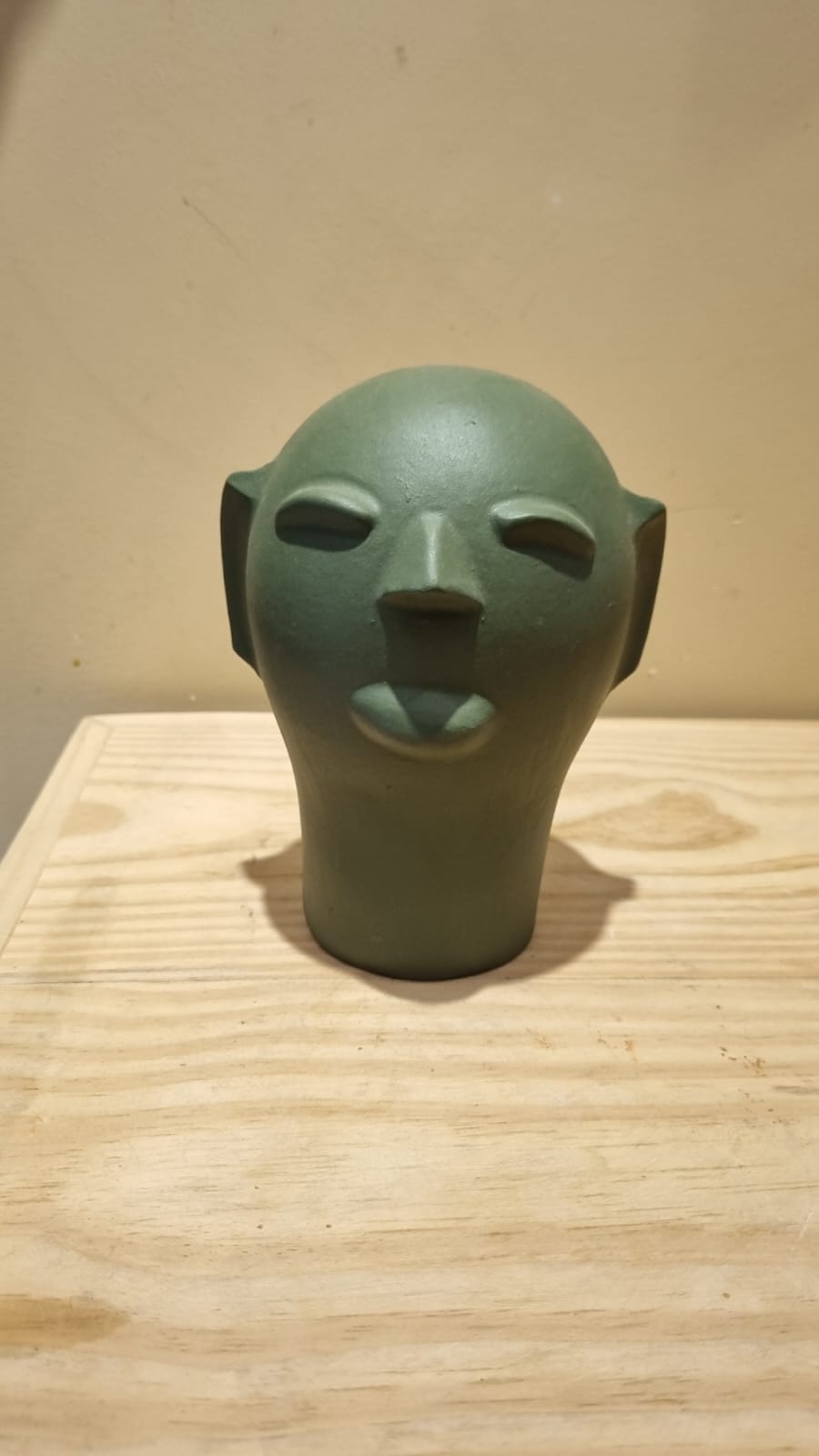 CABEÇA P VERDE CERAMICA CIDA LIMA