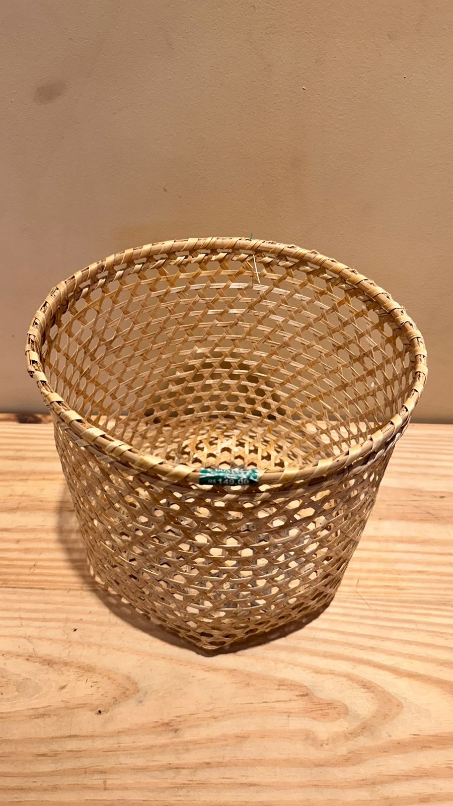CESTA DE PALHA