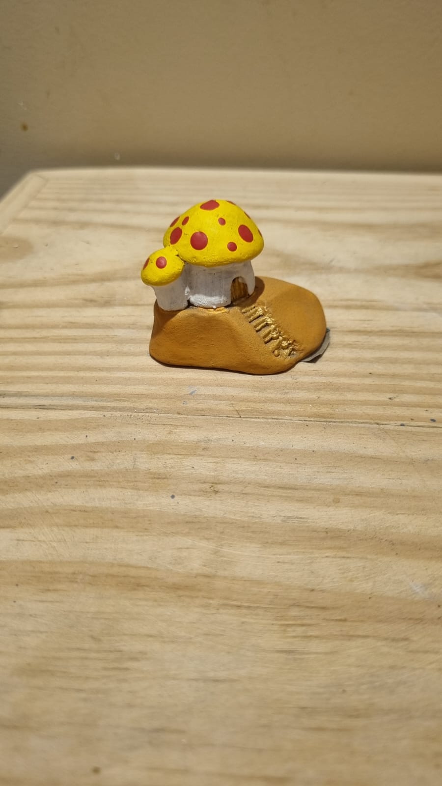 CASINHA DE CERAMICA DE COGUMELOS
